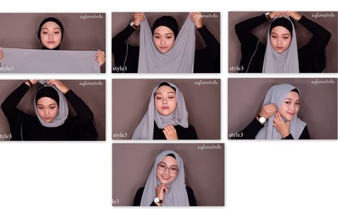 Cara Memakai Hijab Pashmina Dengan 5 Model Cuma Pakai Satu Jarum Simpel Dan Kekinian Kapanlagi Com