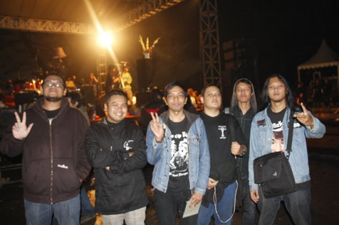 Rombongan Metalhead Pecinta Sarasvati/@Foto: KapanLagi.com®/Fajar