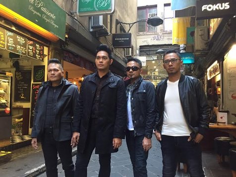 ADA BAND saat syuting video klip Kucuri Lagi Hatimu di Australia. ©dok pribadi