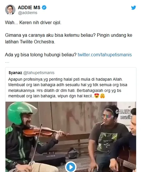 Addie MS Ngebet Ingin Ketemu