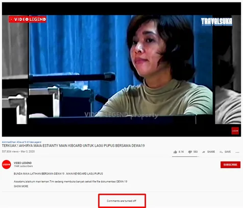Tutup Kolom Komentar