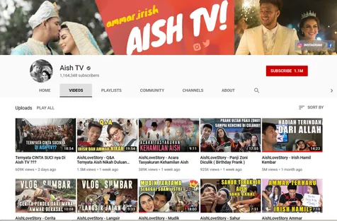 Channel Youtube Tergolong Masih Muda
