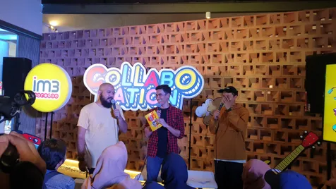 Gambar dari Aksi Sal Priadi Dan Pamungkas Hebohkan Peluncuran Collabonation.id Milik IM3 Ooredoo » aksi sal priadi dan pamungkas hebohkan peluncuran 7 aksi sal priadi dan pamungkas hebohkan peluncuran 7 » Aksi Sal Priadi Dan Pamungkas Hebohkan Peluncuran Collabonation.id Milik IM3 Ooredoo