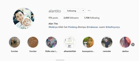 Alan Tito Bahagia Bisa Jadi Suami Daslina