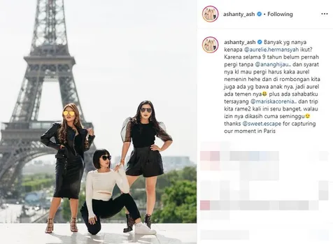 Sahabat Ashanty Juga Bawa Anak
