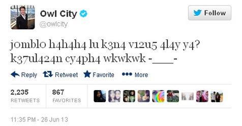 Status Alay Owl City