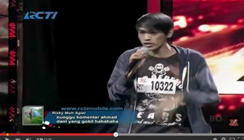 Andana Wirya © X Factor Indonesia/youtube