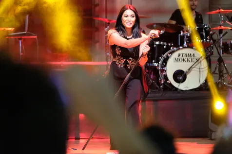 Anggun tampil di acara festival musik di Italia © KapanLagi.com®