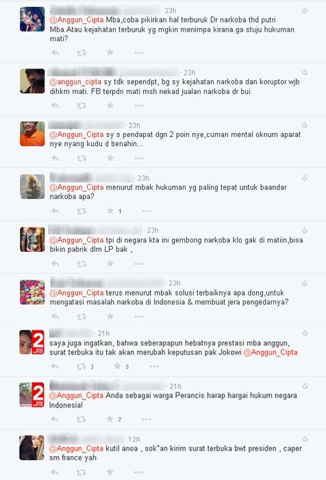 Dikritik Fans Pasca Tulis Surat Untuk Jokowi Anggun Tak