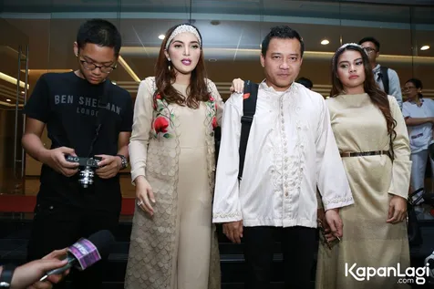 Suasana duka membuat keluarga A5 gelar pesta sederhana ultah Arsy © KapanLagi.com®/Agus Apriyanto