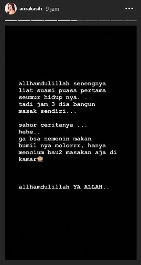 Masak Sahur Sendiri
