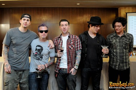 Ke Indonesia, Avenged Sevenfold mengaku bahagia