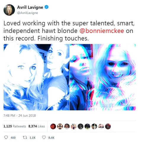 © twitter.com/AvrilLavigne