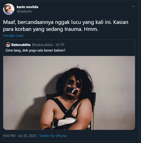 Dikomentari Awkarin