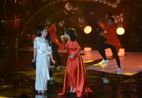 Via Vallen & Zaskia Gotik © Kapanlagi/Bayu Herdianto