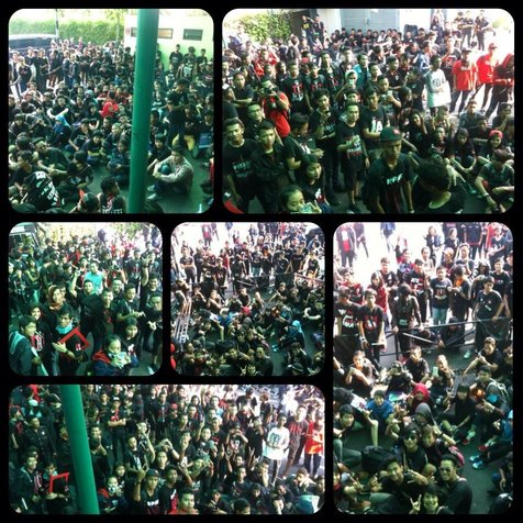 Suasana keramaian Kerabat Kotak @twitter.com/cellakotak