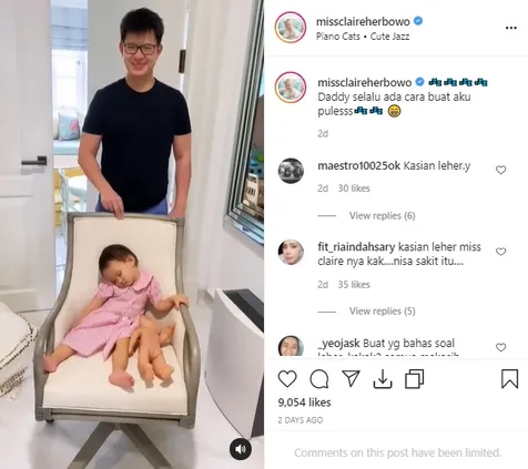 Baby Claire Tertidur Dengan Kepala Miring di Kursi, Netizen Soroti Leher Karena Takut Nanti Sakit Saat Bangun