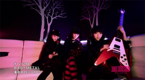 Babymetal pada klip Ii Ne!/Youtube©