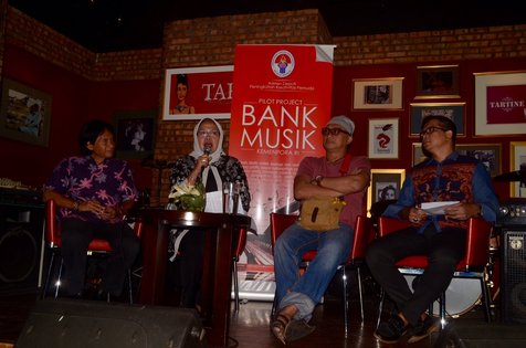 Bank Musik, siap mewadahi para pelaku di dunia musik baik yang bernaung bersama label maupun non-label © KapanLagi.com/Sahal Fadhli