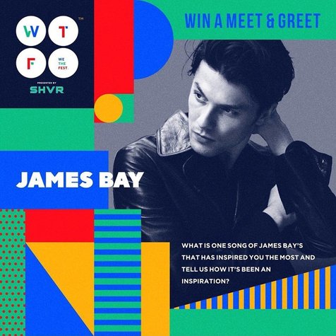 James Bay akan semarakkan We The Fest 2018 (credit: instagram.com/we.the.fest)