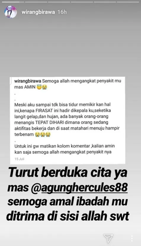 Hanya Bisa Berdoa