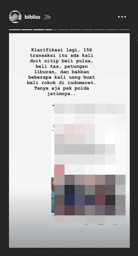 Transaksi 15 Kali