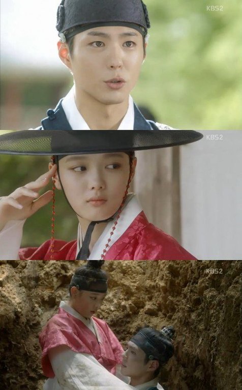 Premiere drama Park Bo Gum - Kim Yoo Jung Moonlight Drawn by Clouds duduki peringkat ketiga. ©hancinema.net