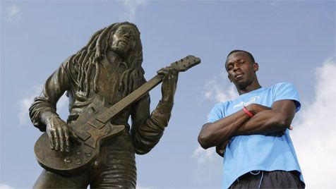 Usain Bolt besar dengan musik Bob Marley via: sportingnews