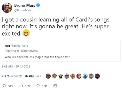 © twitter.com/BrunoMars