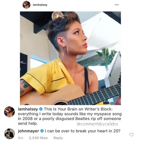 Komentar John Mayer