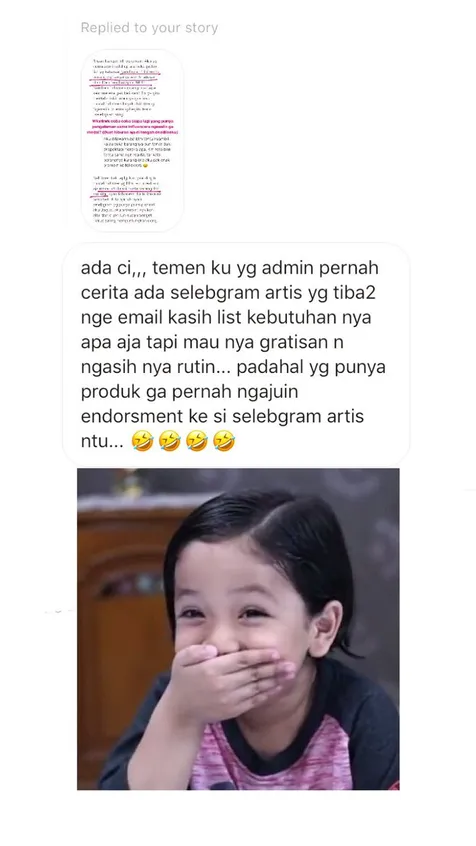Influencer ? Peminta Gratisan