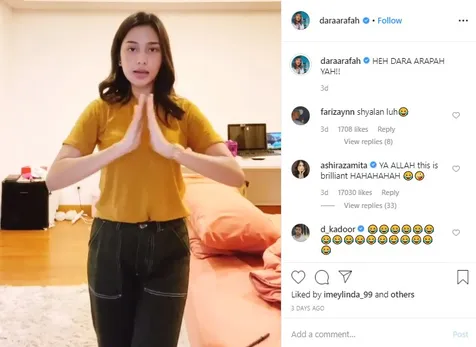 Dara Arafah Bikin Video Parodi