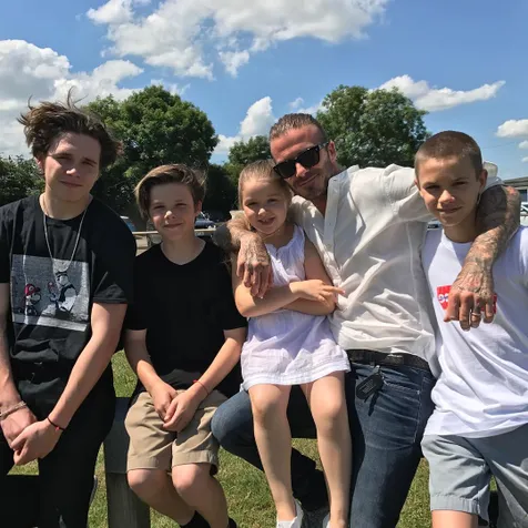 Happy Father's Day! © instagram.com/victoriabeckham