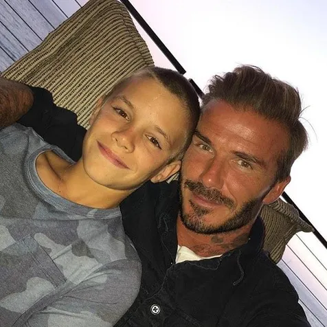 Si ganteng Romeo juga sempat membuat tribut spesial untuk ayahnya © instagram.com/romeobeckham