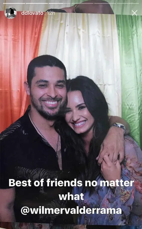 Demi posting momen manisnya bersama Wilmer © instagram.com/ddlovato
