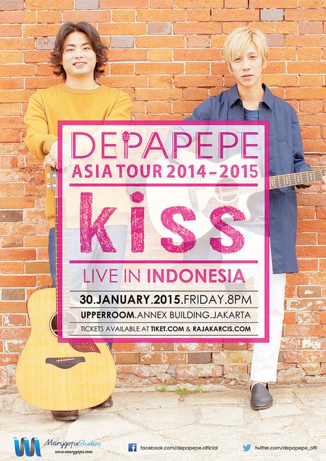 Depapepe Asia Tour 2014-2015 KISS Live In Indonesia