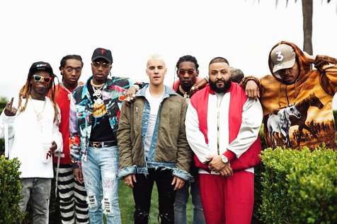 Justin Bieber, Chance The Rapper, hingga Migos tampak dalam foto yang di-posting DJ Khaled, ada apa? © instagram.com/djkhaled