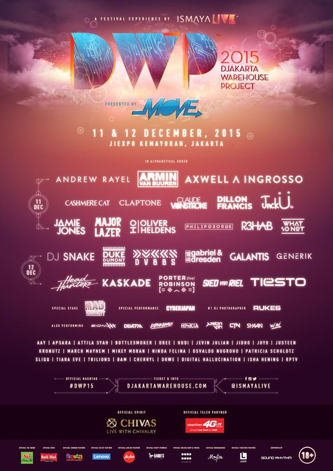 DWP 2015 bakal berbeda dan jauh lebih seru dibandingkan festival sejenis lainnya © Ismaya Live