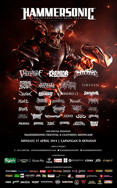 e-Flyer Hammersonic 2014. ©hammersonic.com