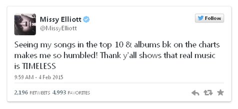 © Missy Elliott Official Twitter