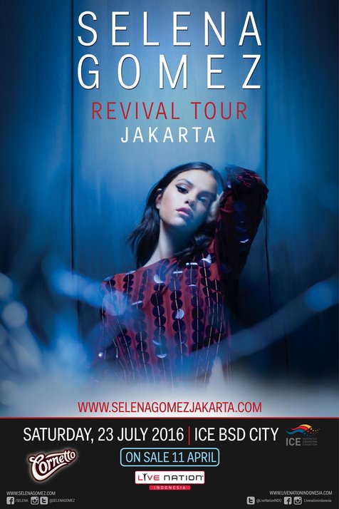 Siap-siap, Selena Gomez menyapa Indonesia menjelang konsernya © Revival Tour