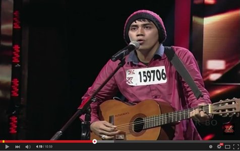 Fallah © X Factor Indonesia/youtube