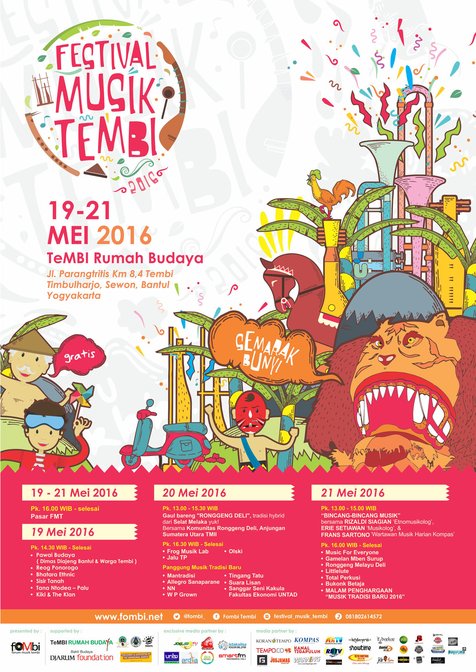 Bersama Suprayedno Rukaya, Jalu TP siap meracik musik etnik dengan sentuhan pop-jazz © Festival Musik Tembi 2016