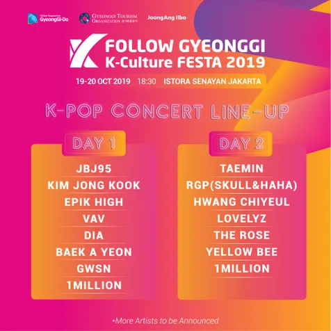 Dimeriahkan Sederet Artis K-Pop