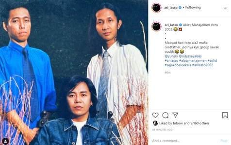 Ari Lasso Foto Ala Godfather Tapi Malah Mirip Grup Lawak Kapanlagi Com