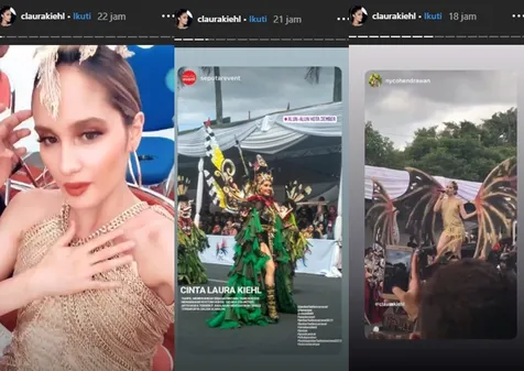 Outfit Cinta Laura Sangat Berat