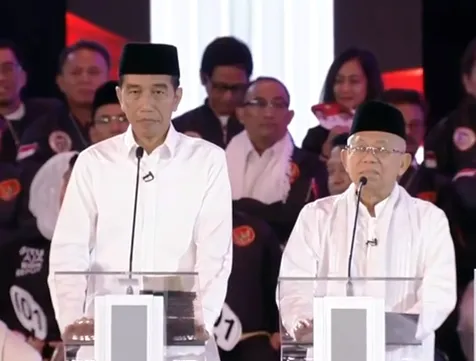 Ma'ruf Amin Yang Santai