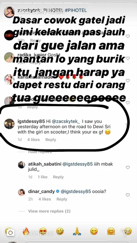 Dinar Candy Sebut Kekasihnya Cowok Gatel