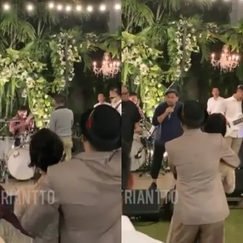 Glenn dan Mutia Nikmati Suasana Bahagia