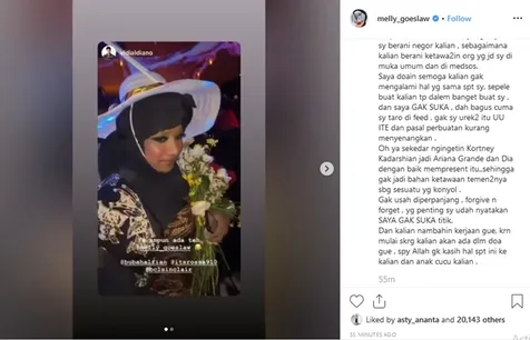 Melly Goeslaw Tak Merasa Ini Lucu